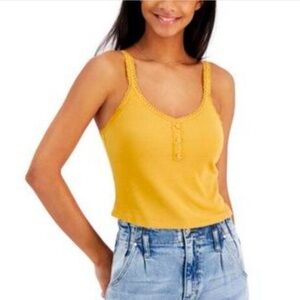 Hippie Rose Marigold Ribbed Cami